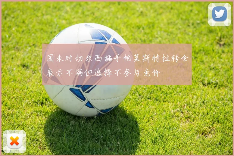 国米对切尔西插手帕莱斯特拉转会表示不满但选择不参与竞价
